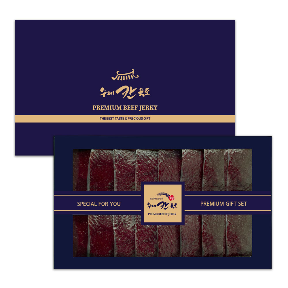 [칸육포] 칸프리미엄 수제 한우육포 선물세트 420g